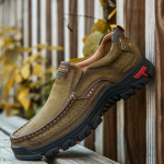 Moodne retro meeste pealmine kiht veisenahast libisemisvastane ja kulumiskindel vabaajajalats s&uuml;gisesed meeste v&auml;litingimustes mugavad spordijalatsid 48 khaki