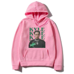 Saabumine Kyle Alessandro Huppar Mehed Naised Kergem Eurovisioon 2025 vintage Fliisist Pullover Mood Pikk varrukas hip hop t&auml;navamood 3XL pink