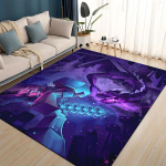 3D Minu Maailma Ehitusm&auml;ng Multikas Vaip Vaip Elutuppa Magamistuppa Kodu Diivani Kaunistus, Laste M&auml;ngimine Libisemisvastane P&otilde;randamatt 200x160cm( 78x62in )