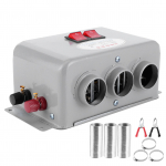 12 V kompaktne autosoojendi, 3 auguga 600 W-800 W talvine kiire soojendus, soojem pakast eemaldav madal m&uuml;ratase valge