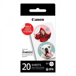 Papier photo instantan&eacute; Canon Zink pour imprimante photo portable Zoemini