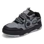 T&auml;navarohelised rulaketsid meestele Platvormnahast Meeste Vabaaja tossud Moodne disainerjalatsid Mehed zapatillas de hombre 43 gray