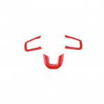 for Jeep Wrangler JL 2018- Interior Accessories Steering Wheel Cover Trim punane