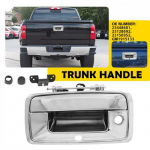 for 2014-15 Silverado Sierra 1500 2500 3500 Chrome Tailgate Handle w/Camera Hole