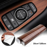 Iseenda tegemise auto l&auml;ikiv kleebis Autode sisekujunduse liimiga veekindel puidus&uuml;&uuml;ga vin&uuml;&uuml;lkile kleebised Universaalne siseaksessuaar 30*120cm 30cmx100CM