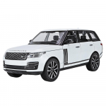 1/24 Range Rover Sports MAASTUR Sulamist Auto Mudel Valatud Metallist M&auml;nguasi Maastikuautod Auto Mudel Simulatsioonheli ja valgusega Kingitused valge