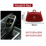 Auto k&auml;igukangi nupp Automaatse parkimise nupp P-t&auml;hega nupp Bmw F20 F22 F30 F34 F36 F32 F33 F10 F06 F12 F13 F25 F26 F02 F07 F15 F16 jaoks Model B Red