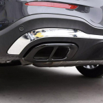Mercedes Benz GLE350 GLE450 GLC GLS W167 X253 X167 jaoks Auto summuti v&auml;ljalasketoru sabaotsa kate Viimistlus ABS L&auml;ikiv Must 2 tk