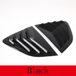 For Mazda MX-5 2016- ABS Matte black Car Rear Window Triangle Exterior Shutter Deflector Decoration Modified Accessrories must