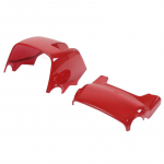 For Toyota 86 22-23 For Subaru BRZ - ABS Red Car steering wheel steering column protective cover sticker Car Accessories punane