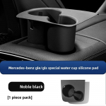 Rear drain cup holder for Mercedes 20-2025GLE W167 350 v167 coupe cover supplies gls x167 450 500e 350d 53 amg trim accessories black 1pcs