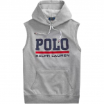 Polo Ralph Lauren T&auml;helogo Puuvillane Varrukateta Kapuutsiga Vest Meeste vestid 710794935-002 S