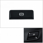 Car Parking Electronic handbrake handle button sticker Interior Trim Cover Patch For Mercedes-Benz A B Class ML SLk GLA CLA GLE Black 1pcs