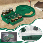Putt & Shot Golfim&auml;ngu Komplekt - Golfijoomism&auml;ngud T&auml;iskasvanute Peole Klaasikestega - 2+ M&auml;ngijale One Size