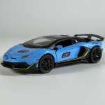 1:32 Aventador SVJ 63 Eemaldatav Versioon Superkiire Sportauto Sulamist Valatud Mudelauto Kodu Moodsad M&auml;nguasjad Kaunistused J&otilde;ulukingitused Lastele gray