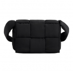 Bottega Veneta CASSETTE kootud kangast messenger kott Mini Naiste Must One Size-Basic Set (Bag+Dust Bag) must