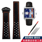 Ehtsa nahaga kellarihm TAG Heuer MONACO CARRERA CAW211R/P jaoks, litsiprintsiga veisenahast rihm, meeste k&auml;ev&otilde;ru 22mm 22mm gray