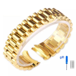 Kella rihm Rolex DATEJUST DAY-DATE OYSTERPERTUAL DATE jaoks Roostevabast terasest kella tarvikud Rihm 13mm 17mm 20mm Kella k&auml;ev&otilde;ru 20mm beige
