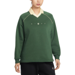 Nike Sportswear Phoenix Fleece Pehme Vabaaja Lahtise Kraega Polo S&auml;rk Naiste topid IF0257323 XS