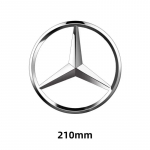 2025 Mercedes-Benzi jaoks 1 tk 188mm 210mm ABS Auto Esiv&otilde;re M&auml;rk Kleebis Kate Embleem Mercedes Benzi A/B/C/E/S Klassi GLA CLA jaoks