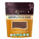 Brijbooti Krishna basiiliku seemned s&ouml;&ouml;miseks (100 g) - Shyama Tulsi - Mustad seemned - Tulsi seemned | FSSAI, GMP, ISO sertifitseeritud 100GM