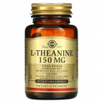 Solgar, L-teaniin, Preform, 150 mg, 60 taimetoidukapslit
