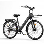 Ebycco V1 linnaelektrijalgratas 36V 15,6Ah akuga, Shimano 7-k&auml;iguline must