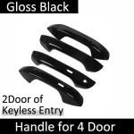 for Volkswagen VW ID.3 ID3 ID 3  Gloss Black Smart Door Handle Cover Sticker Trim Car Protective Film Accessories 4Handle 2Keyless