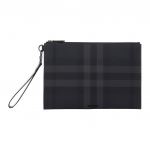 Burberry klassikaline ruudumustriga lukuga puuvillane k&auml;ekott Meeste k&auml;ekott Must 80746931 Shopping Bag Set(Basic Set+Shopping Bag)