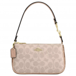 Coach Nolita 19 Signature Prindiga T&otilde;mblukuga Kaetud L&otilde;uendist &Otilde;lakott Naiste &Otilde;lakott Beež CY236-IMXI9 Basic Set (Bag+Dust Bag)