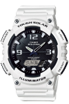 CASIO Collection Meeste k&auml;ekell AQ-S810WC-7AJH Valge P&auml;ikeseenergial t&ouml;&ouml;tav Analoog-Digitaalne 100M Veekindel