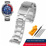 Seiko SRPA21J1 SRPE99K1 SRP777 SRPC25 773 abalone kella rihma jaoks Kaardus kaar roostevabast terasest rihm meestele Roostevabast terasest kellariba 22mm