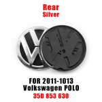 VOLKSWAGEN VW VW 120mm 110mm Auto Logo Embleem Kapott Esiosa Ja Tagumine Saba M&auml;rk Tagumine Embleem 6R0853600A Tarvik Volkswagen Po jaoks 1Pcs VW Polo 2011-13