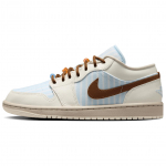 Jordan Air 1 Mugav istuvus Madalad Retro Korvpallijalatsid Naiste tossud Valge Sinine IR7553-422 35.5