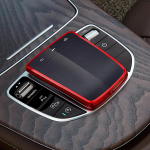 Autotarvikud TPU Keskjuhtimispuldi Hiireekraani Kaitsekate Mercedes Benz A B CLA GLE GLS GLB Klassile W177 W247 C118 W167 punane