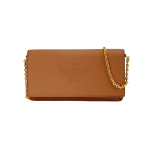 MCM Konjakiv&auml;rvi Nahast Keti ja Kuldse Riistvaraga Crossbody Rahakott Igap&auml;evaseks Kasutamiseks Basic Set (Bag+Dust Bag)