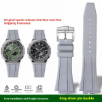 GA2100 GA2110 Kummist K&auml;ev&otilde;ru Muudetud Sukeldumisrihm Casio G-SHOCK GM-5600 GA-2100 GM-2110 Meeste Spordiks Silikoon 16MM K&auml;epael 16mm width