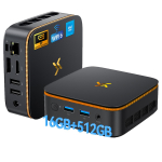 Huidun H50 Mini PC AMD Ryzen 3300U 16GB 512GB SSD Windows 11Pro MINI Arvuti HDMI 16+512