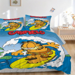 3 tk Surfav-Garfield Voodipesukomplekt: T&auml;iuslik magamistoa v&otilde;i k&uuml;lalistetoa jaoks. Pehme ja mugav, ilma s&uuml;damikuta yy251009208 135x200cm