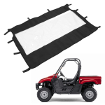 UTV pehme tagumine tuuleklaas Suurep&auml;rane n&auml;htavus V&auml;hendab tolmu PVC UTV tagumise tuuleklaasi asendus Yamaha Rhino 450 660 700 jaoks white