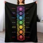 7 T&scaron;akra S&uuml;mboli Nimetused 62 VTBBG Viskepadi Masinpestav Pehme Soe Tekk 102x76cm(40x30in)