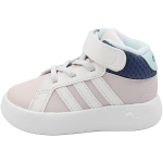Adidas GRAND COURT Comfortable Abrasion Resistant Thermal Abrasion Resistant Thermal High top Toddler Shoes Pink JR2582 26 gray