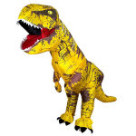 T&auml;ispuhutav Tyrannosaurus Rexi kost&uuml;&uuml;m, t&auml;iskasvanutele 150-190cm kollane