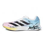 Adidas Adizero RC 4 Abrasion Resistant, Breathable, And Quick Dry Low top Running Shoes Men's Pink Blue GX8152(Team968-) 45⅓ white