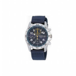 SEIKO 100 meetrit veekindel Kvarts nailonrihm 39mm meeste k&auml;ekell sinine sihverplaat SND379R sinine
