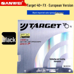 SANWEI Target 40+ Euro Lauatennise reket tagurpidise kummikatte ja saksa k&auml;snaga. yellow