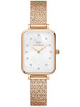 Naiste kell Daniel Wellington Quadro Lumine Pressed Piano 20 mm Dw00100578 + Karp (Zw519B)