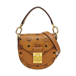 [Kasutatud] Patricia Visetos Monogramm N&otilde;elakestega Sadulakott - Hea #14R113E ONE SIZE brown