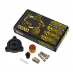 Kvaliteetne GFB DV+T9356 Universaalne Blow-Off Klapp BOV Dart'i,  F30 335i, F20, F21 M135i & Fiat Abarth'i jaoks LOGOGA BOV-T9356-BK-O