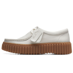 Clarks Moekad Paksude Taldadega Vintage &Uuml;marate Ninadega Mugavad Hingavad Madalad Vabaajajalatsid Naiste toss Valge 261720854-AW23 39.5
